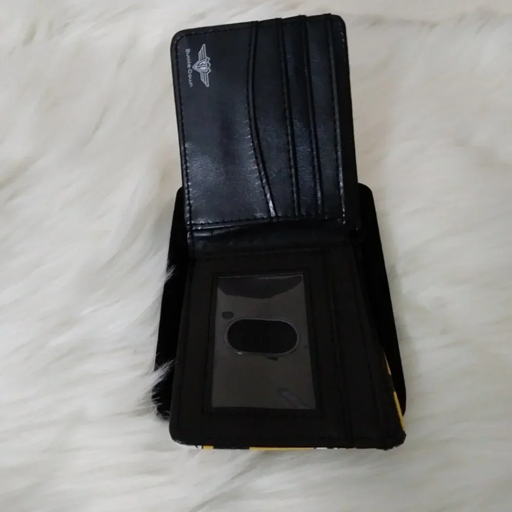 Disney Yellow Mickey and Minnie Bi-fold Wallet with Metal Tin Gift - Picture 9 of 16